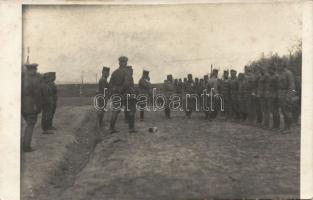 Colonel Ermolli and his company military WWI