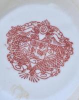 Kínai Feng Shui bőségedény. Kézzel festett, jelzett, hibátlan d: 20 cm