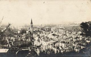 Village destroyed by italian forces military WWI