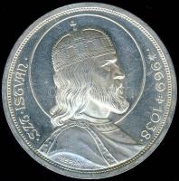 1938. 5P Ag "Szt.István" T:2 pici ph.