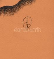 MCP jelzéssel: Csónakázás.
Szén, papír. 50x32cm