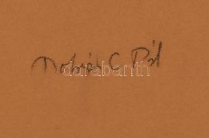 MCP jelzéssel: Udvarlás.
Szén, papír. 50x32cm