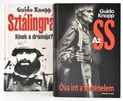 Guido, Knopp: Sztálingrád. Kinek a drámája? + Az SS. Óva int a történelem. Bp., 2003, 2004, Mérték Kiadó. Kiadói kartonált kötés, jó állapotban.
