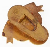 1935. "BUDAPEST 1935 AIT" zománcozott gomblyukjelvény, "BERÁN N. BPEST" (20x26mm...