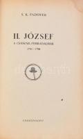 S. K. Padover: II. József a császár-forradalmár. 1741-1790. Fordította: Vas István. Bp., é.n., Cserépfalvi. Kiadói kopottas félvászon-kötés.