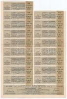 Budapest 1903-1908. "Magyar Korona Országai 4%-kal kamatozó járadékkölcsön" államadóssági ...