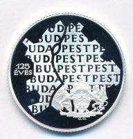 1998. 750Ft Ag Budapest 125 éves kapszulában, tanúsítvánnyal, műanyag tokban T:PP  Adamo EM149