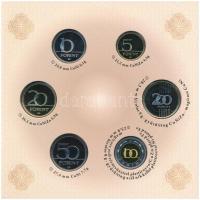 2016. 5Ft-200Ft (6xklf) forgalmi sor szettben + 2016. 50Ft "Hetvenéves a Forint" T:PP