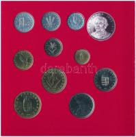 1994. 10f-200Ft (11xklf) forgalmi sor dísztokban, közte 1994. 200Ft Ag "Deák", "Magya...