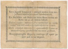 1849. 30kr "Kossuth bankó" csillagos sorozatszámmal T:III tűlyuk, beszakadások
Adamo G103...