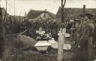 Officer´s funeral military WWI