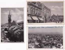 3 db RÉGI erdélyi város képeslap / 3 pre-1945 Transylvanian town-view postcards