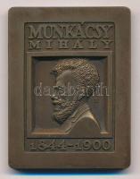 Rónay Attila (1971-) Festő sorozat - Munkácsy Mihály kétoldalas Cu-Zn emlékérem (55x42mm) T:1-