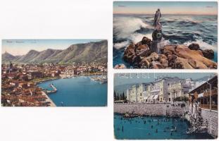 34 db RÉGI külföldi (főleg olasz és horvát) városképes lap / 34 pre-1945 European (mainly Italian and Croatian) town-view postcards