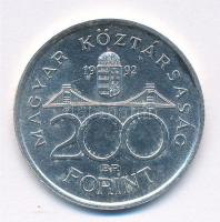 1992. 200Ft Ag "MNB" T:1- Adamo F13