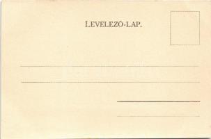 1903 Balatonfüred, vitorláshajók a Balatonon a tihanyi félsziget előtt. H. Kampmann kiadása (r)