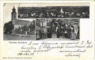 1903 Alcsút (Alcsútdoboz), Református templom, Fogyasztási szövetkezet üzlete és saját kiadása (EM)