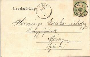 1903 Alcsút (Alcsútdoboz), Református templom, Fogyasztási szövetkezet üzlete és saját kiadása (EM)