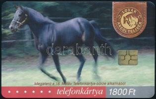 2003 MATÁV lovas telefonkártya, 2000 példányos, jó állapotban