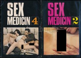 cca 1970 Sex Medicin 2. és 4. száma, retró pornóújság