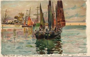 Fiume New Port Litho s: Raoul Frank