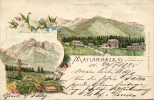 1895! Matlárháza Litho (small tear)