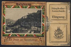 Salzburg Folding card Litho (small tear)
