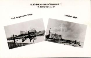 Budapest, az Első Budapesti Gőzmalom Rt. malmai (Pesti hengermalom telep, Újmalom telepe); Klösz György és fia