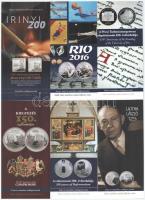 2006-2020. 52db színes MNB tájékoztató emlékpénzekhez