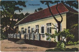 1919 Magyarkanizsa, Ókanizsa, Stara Kanjiza; Csodakút artézi fürdő, vendégszobák / spa, bath, hotel (r)