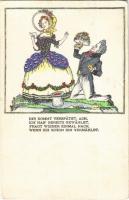1919 Romantic couple art postcard. B.K.W.I. 397-1. Unsigned Robert Philippi (?) (EB)