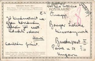 1915 Spur des Torpedos des österr.-ung. Unterseebootes U V (SM U-5), welches den französischen Kreuz...