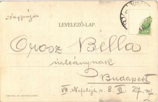 Budapest VII. Hotel Metropole szálloda és kávéház reklámlapja. Czettel és Deutsch. Rákóczi út 58. (E...