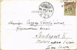 1906 Budapest II. Kovacsics István pilseni sörcsarnokának étterme, belső. Margit körút 2. (Margit hí...