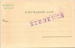 Budapest V. Ferenc József tér. Kuenstlerpostkarte No. 1780. von Ottmar Zieher Kunstanstalt litho s: ...