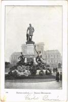 1900 Budapest VII. Baross szobor, Keleti pályaudvar, vasútállomás (EK)