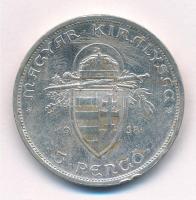 1938. 5P Ag "Szent István" T:2,2- több ph., karc
Adamo P8.1