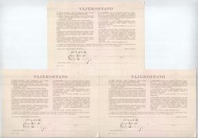 Budapest 1991. "Országos Kárrendezési és Kárpótlási Hivatal" kárpótlási jegye 1000Ft-ról (...