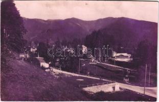 1937 Koritnyica, Korytnica; Gyógyfürdő az Alacsony-Tátrában / Kurbad in der Niederen Tatra / Liecivé kúpele v Nízkych Tatrách / spa, bath (vágott / cut)