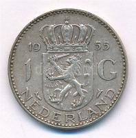 Hollandia 1955. 1G Ag "I. Julianna" T:2 Netherlands 1955. 1 Gulden Ag "Juliana" ...