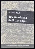 Markó Béla: Egy irredenta hétköznapjai. (Lehallgatási jegyzőkönyvek, 1986. április - 1989. december). Csíkszereda, 2009, Pallas-Akadémia Könyvkiadó. 472+16 p. Kiadói papírkötés.