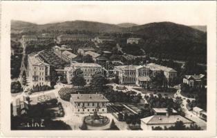 1930 Szliács, Sliac; fürdő, szálloda, vendéglő, nyaraló / spa, bath, hotel, restaurant, villa (EK)