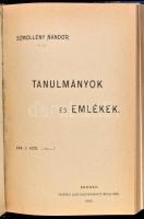 Színházi kolligátum: Ferenczi Frigyes: Színművészet. Dedikált! Szeged, 1914. Bartos Lipót. Első lap ...
