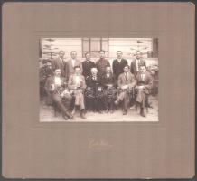cca 1910 Szarvas, Roth Béla fényképész felvétele, hidegpecséttel jelzett vintage fotó, 10,5x14,8 cm, karton 21,8x24 cm