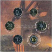 2013. 5Ft-200Ft (6xklf) forgalmi sor szettben + 2013. 1000Ft Cu-Ni-Zn "Egri csillagok". A ...