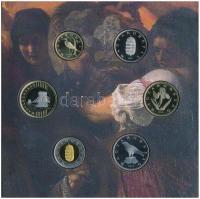 2013. 5Ft-200Ft (6xklf) forgalmi sor szettben + 2013. 1000Ft Cu-Ni-Zn "Egri csillagok". A ...