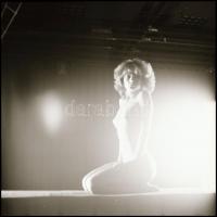 cca 1987 Menesdorfer Lajos (1941-2005) budapesti fotóművész hagyatékából, 13 db vintage NEGATÍV az a...