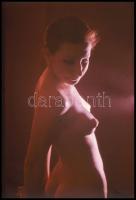 cca 1973 Czakó László (?-?) pécsi fotóművész hagyatékából 13 db vintage DIAPOZITÍV az aktfotó műfajá...