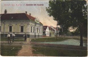 Kistószeg, Mastort (Torontáltószeg, Novi Kozarci); utca. Adam Johann kiadása / street view (fa)