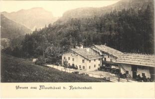 1908 Bad Reichenhall, Mauthäusl / inn (crease)